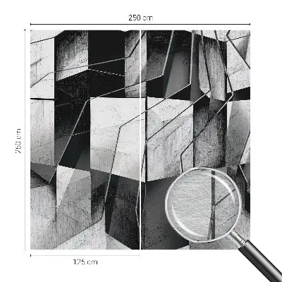 Wand-Fototapete mit geometrischer abstraktion