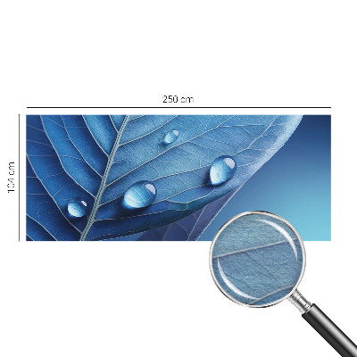 Fototapete nach Maß Blaues Blatt