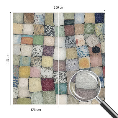 Fototapete Farbenfrohes Mosaik