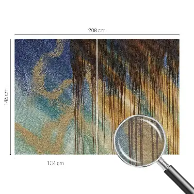 Dekorative Wand-Fototapete mit abstrakter Komposition