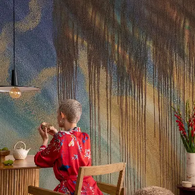 Dekorative Wand-Fototapete mit abstrakter Komposition