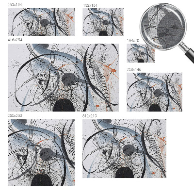 Vlies-Fototapete Ausdrucksstarke Abstraktion