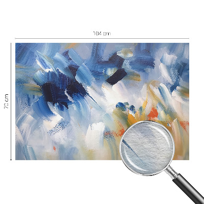 Motivtapete aus Vlies Bunte Pinselstriche