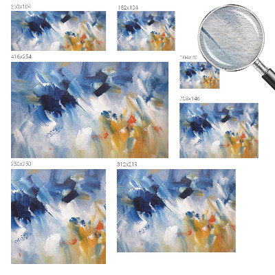 Motivtapete aus Vlies Bunte Pinselstriche