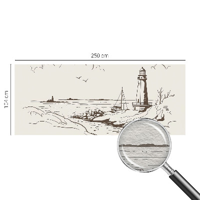 Fototapete aus Vlies mit einer Küstenlandschaft