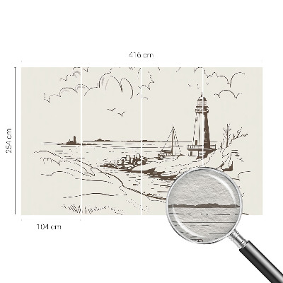 Fototapete aus Vlies mit einer Küstenlandschaft