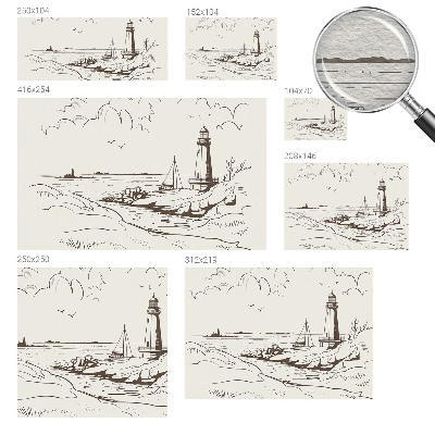 Fototapete aus Vlies Küstenlandschaft