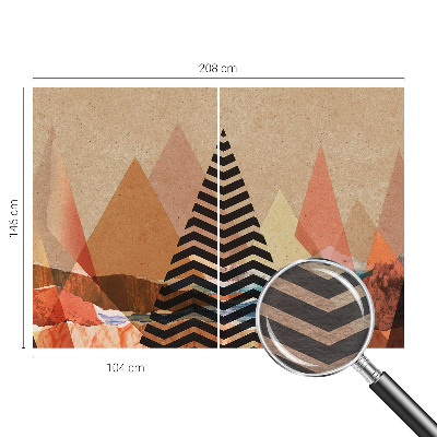 Vlies-Fototapete nach Maß mit abstrakter Landschaft als Motiv