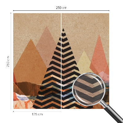 Vlies-Fototapete nach Maß mit abstrakter Landschaft als Motiv