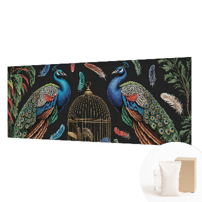 Vlies-Fototapete fürs Schlafzimmer Exotische Pfauen