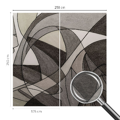 Vlies-Fototapete fürs Kinderzimmer mit geometrischer abstrakter Motivgestaltung