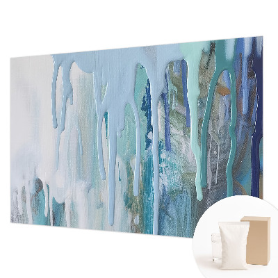 Vliestapete fürs Wohnzimmer Blaue Kaskaden