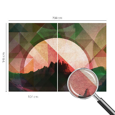 Bedruckte Vlies-Fototapete Malerische Hügel