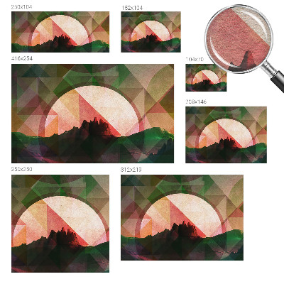 Bedruckte Vlies-Fototapete Malerische Hügel