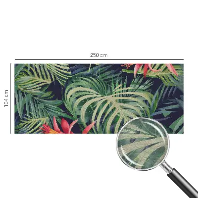 Moderne Vlies-Fototapete mit exotischen Pflanzen als Motiv