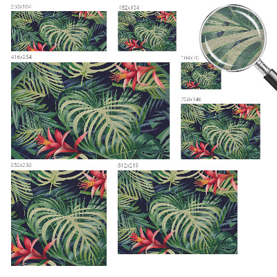 Moderne Vlies-Fototapete Exotische Pflanzen