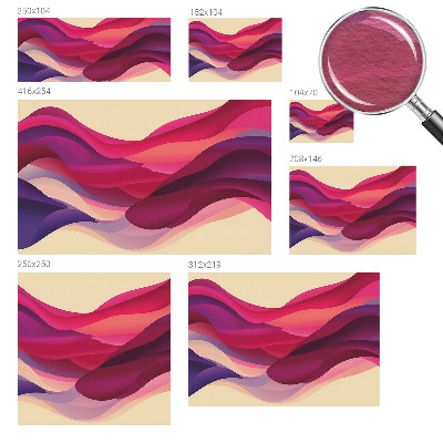 Vliestapete fürs Schlafzimmer Flüssigkeitswellen