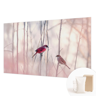 Wand-Fototapete Vogelpaar