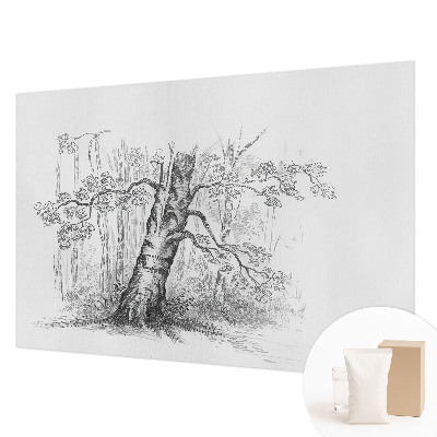 Fototapete mit Motiv eines Waldbaums
