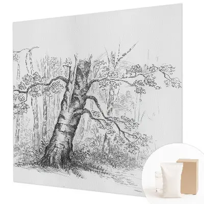 Fototapete mit Motiv eines Waldbaums