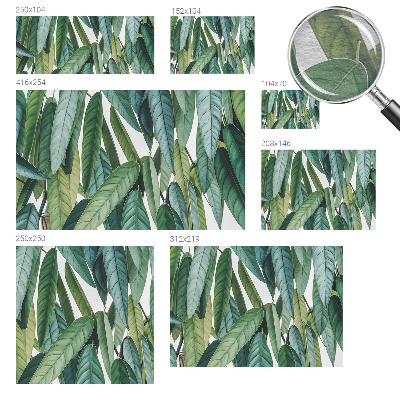 Wandtapete Natürliche Blätter