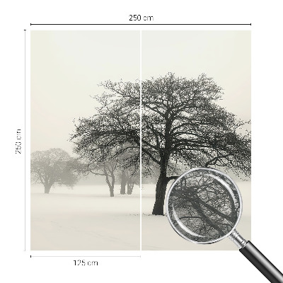 Fototapete fürs Schlafzimmer Winterbäume