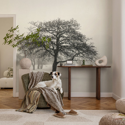 Fototapete fürs Schlafzimmer Winterbäume