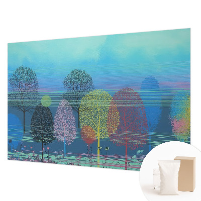 Motivtapete aus Vlies in bunten Farben mit harmonischem Design
