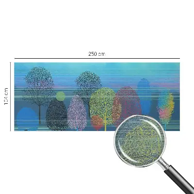 Motivtapete aus Vlies in bunten Farben mit harmonischem Design