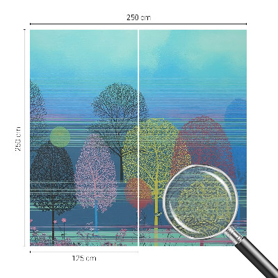 Motivtapete aus Vlies Farbenfrohe Harmonie