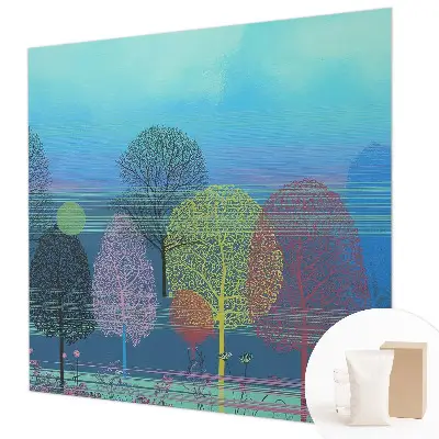 Motivtapete aus Vlies in bunten Farben mit harmonischem Design
