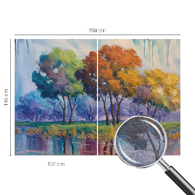 Motivtapete aus Vlies Baumabstraktion