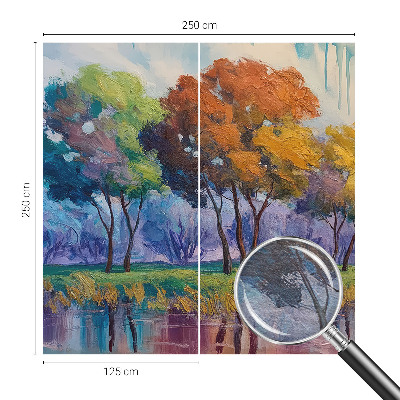 Motivtapete aus Vlies Baumabstraktion