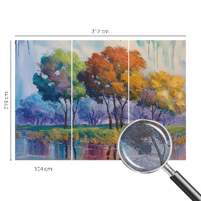 Motivtapete aus Vlies Baumabstraktion