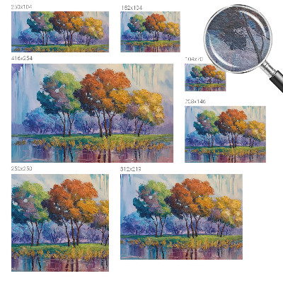 Motivtapete aus Vlies Baumabstraktion