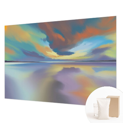 Fototapete aus Vlies Regenbogen-Sonnenuntergang