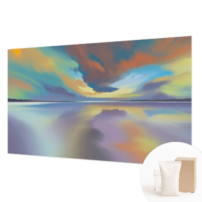 Fototapete aus Vlies Regenbogen-Sonnenuntergang