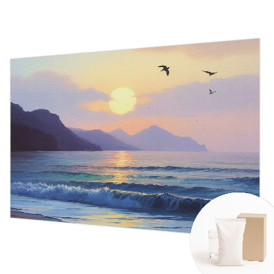 Vlies-Fototapete fürs Wohnzimmer mit Motiv „Sea West“