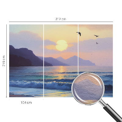 Vlies-Fototapete fürs Wohnzimmer Sea West