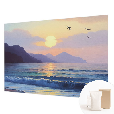 Vlies-Fototapete fürs Wohnzimmer Sea West