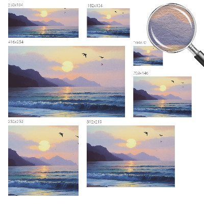 Vlies-Fototapete fürs Wohnzimmer Sea West