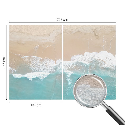 Vlies-Fototapete fürs Schlafzimmer tosenden Wellen