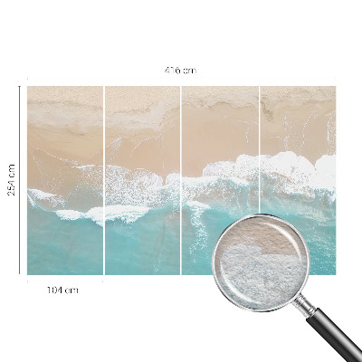 Vlies-Fototapete fürs Schlafzimmer tosenden Wellen