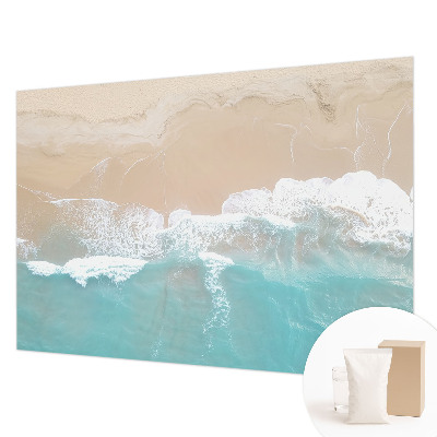 Vlies-Fototapete fürs Schlafzimmer tosenden Wellen