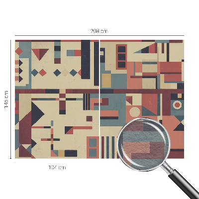 Vliestapete fürs Wohnzimmer Abstrakte Komposition