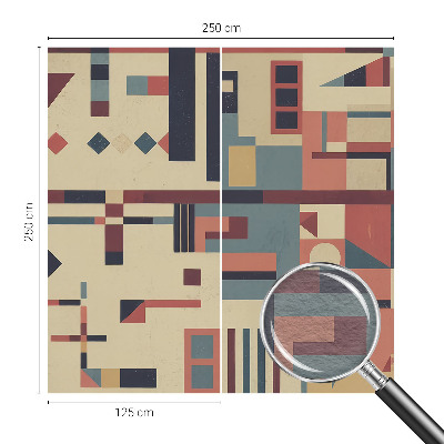 Vliestapete fürs Wohnzimmer Abstrakte Komposition