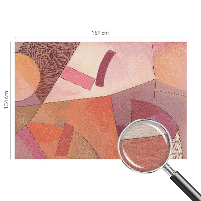 Moderne Vlies-Fototapete mit farbenfrohen Formen