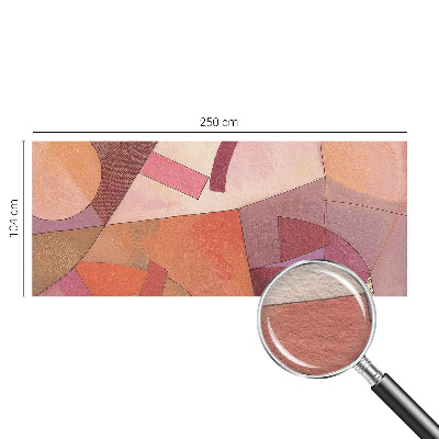 Moderne Vlies-Fototapete Farbenfrohe Formen