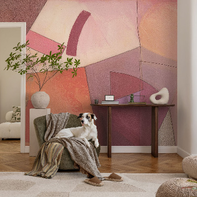 Moderne Vlies-Fototapete Farbenfrohe Formen