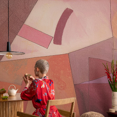 Moderne Vlies-Fototapete Farbenfrohe Formen